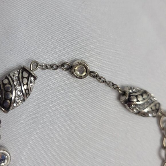 BRIGHTON silver plated bracelet design lobster claw clasp - Picture 5 of 6